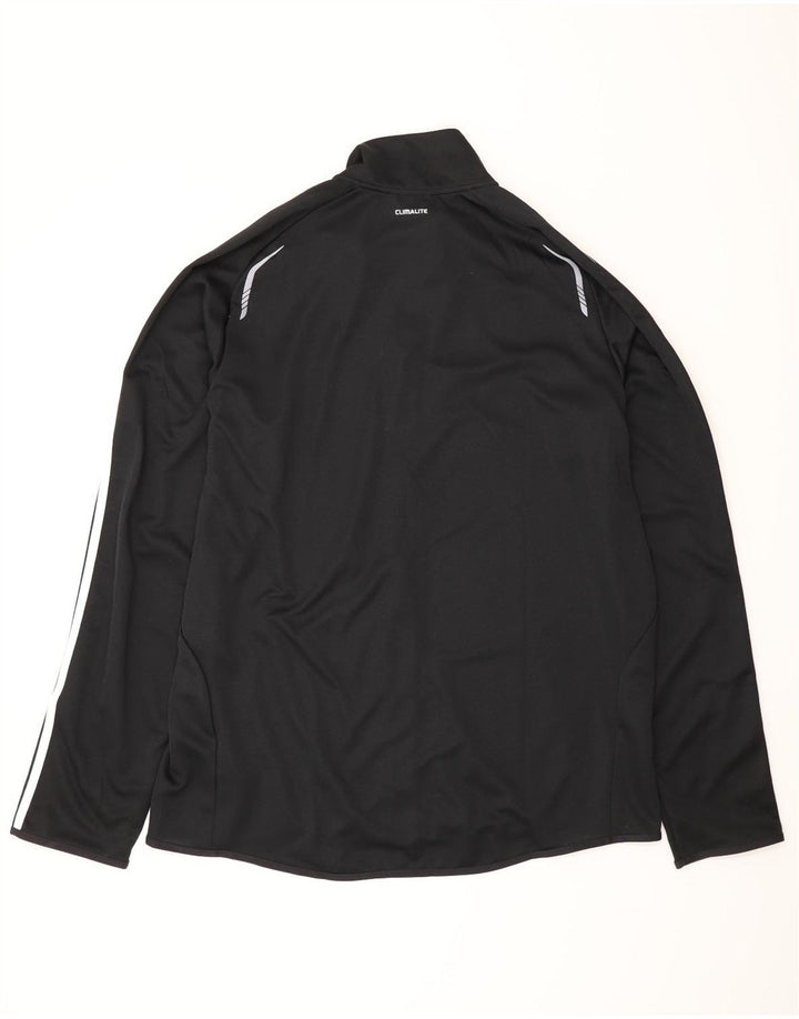 Adidas Męska kurtka dresowa Climalite Top 2XL Czarny poliester
