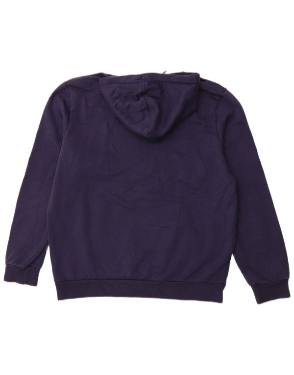 Męski sweter z kapturem i grafiką PUMA, duży, granatowy