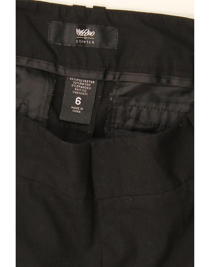 MOSSIMO Womens Flare Casual Trousers US 6 Medium W32 L32 Black Polyester Vintage Mossimo and Second-Hand Mossimo from Messina Hembry 