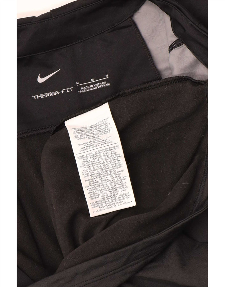 Męska kurtka dresowa Nike Therma-Fit w kolorze średniej czerni