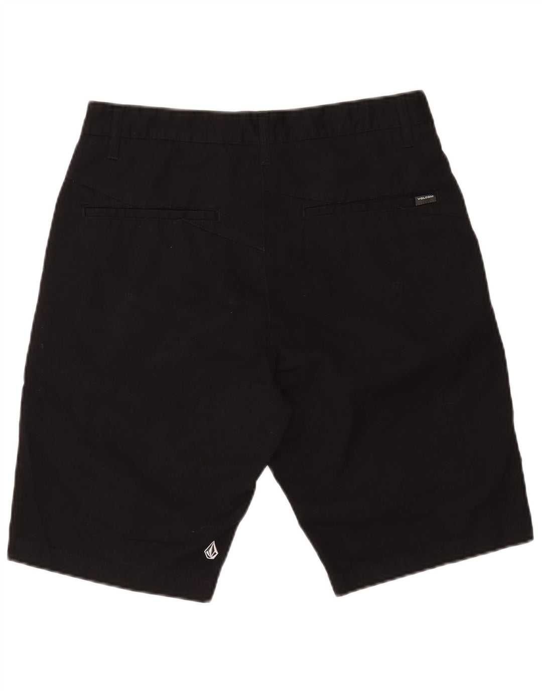 Męskie spodenki chino Volcom W30, średnia czarna bawełna