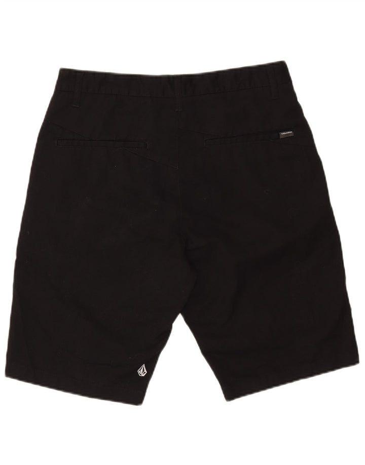 Męskie spodenki chino Volcom W30, średnia czarna bawełna