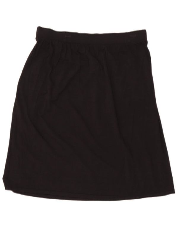 Marks & Spencer Damska spódnica w kształcie litery A UK 14 Medium W30 Czarna wiskoza