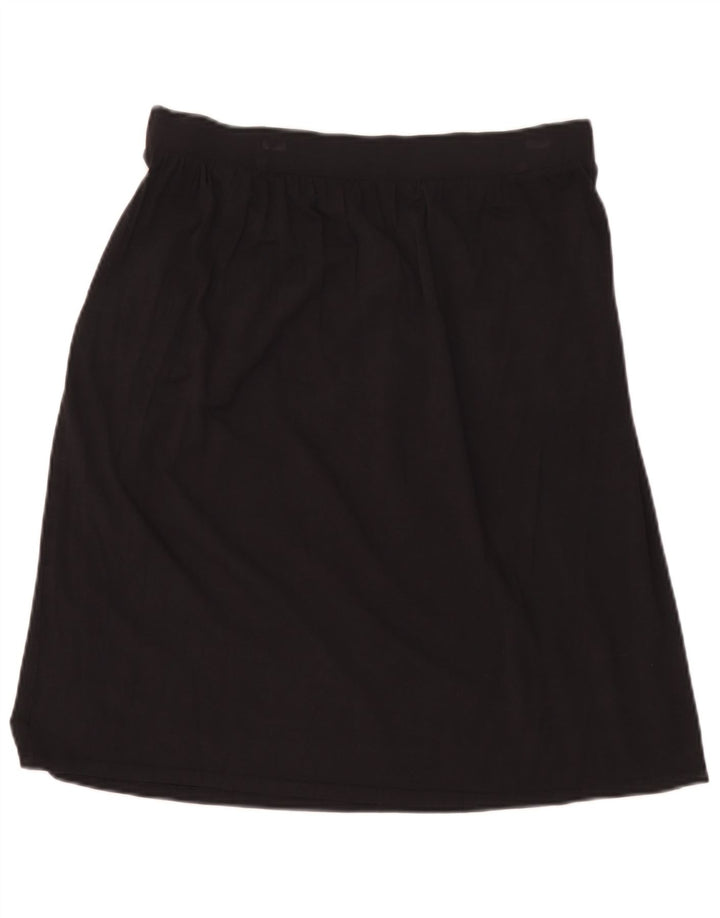 Marks & Spencer Damska spódnica w kształcie litery A UK 14 Medium W30 Czarna wiskoza