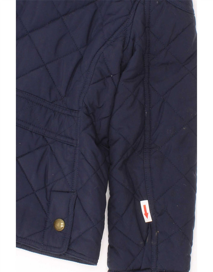 Pikowana kurtka dziewczęca Polo Ralph Lauren 6-7 lat, mała, granatowa, poliester