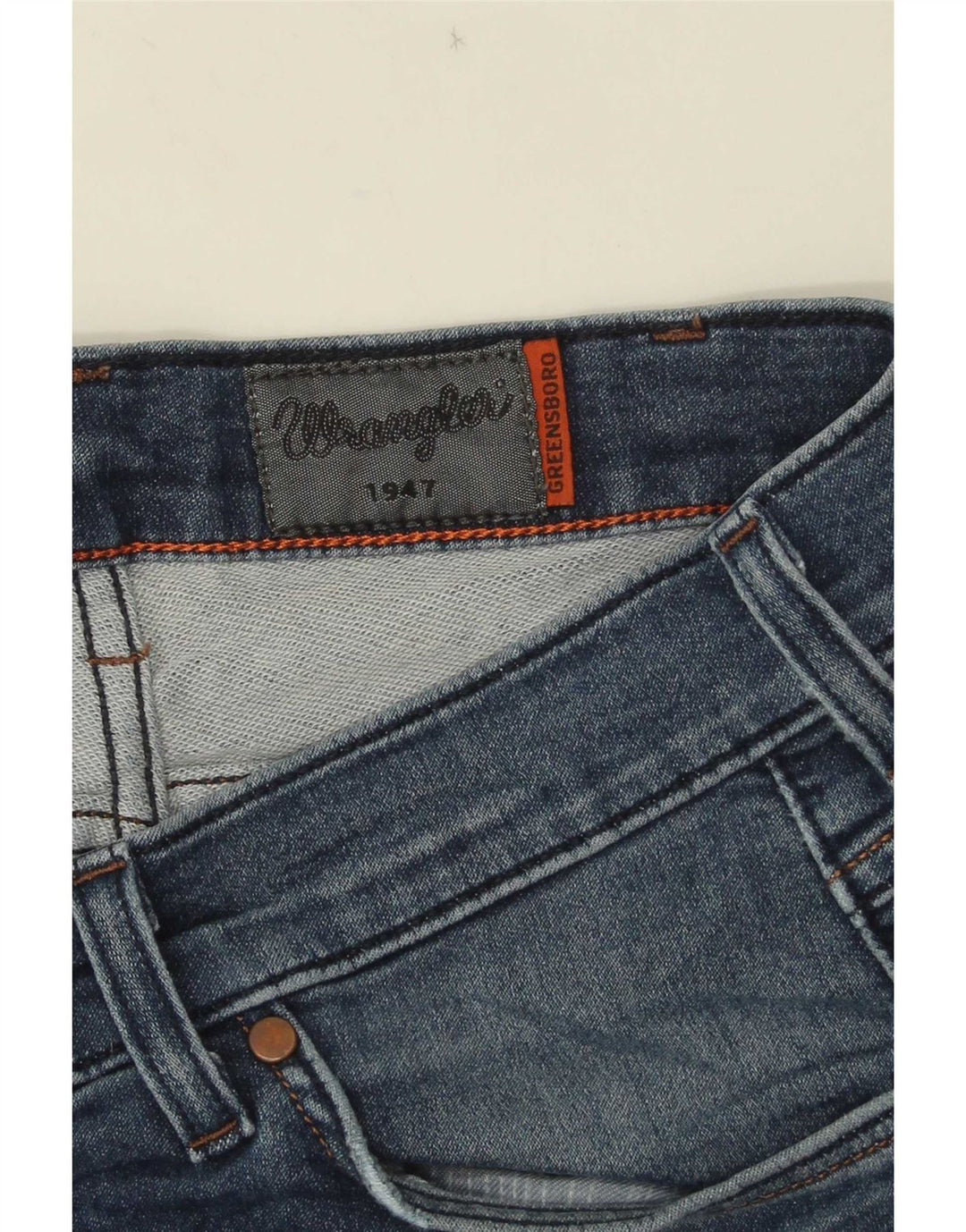 Męskie jeansy Wrangler Greensboro Straight W30 L30 Niebieskie