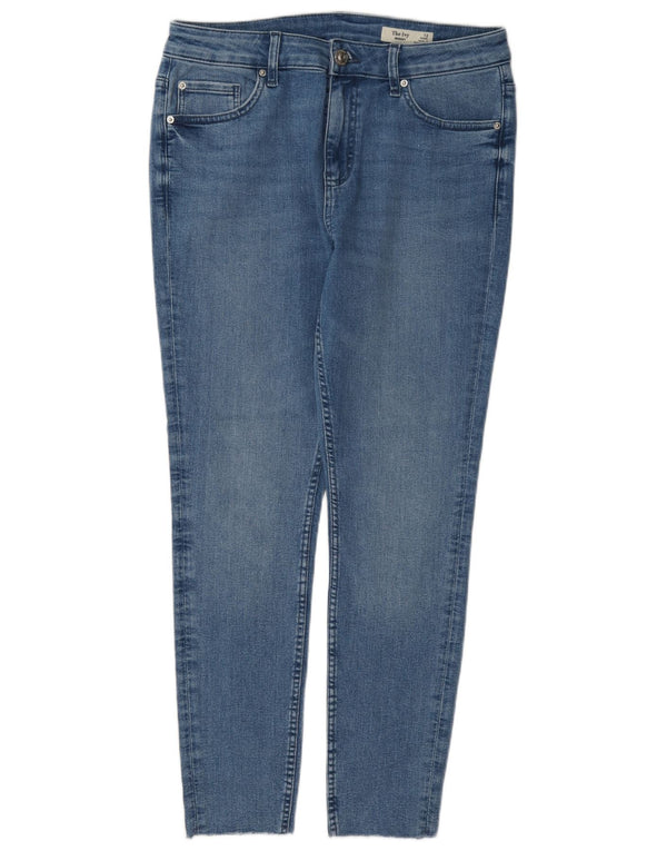 Marks & Spencer Damskie The Ivy Skinny Jeans UK 12 Medium W30 L27 Niebieskie