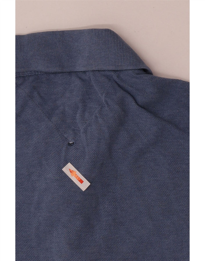 Męska koszulka polo Tommy Hilfiger o dopasowanym kroju, średnioniebieska, bawełniana