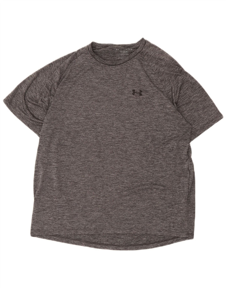 Męski t-shirt Under Armour XL, szary, nakrapiany poliester