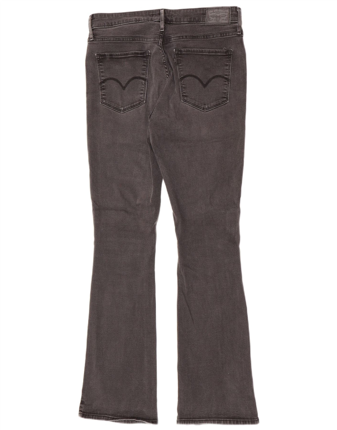 Damskie jeansy Levi's 725 z wysokim stanem Bootcut W32 L32 Szara bawełna