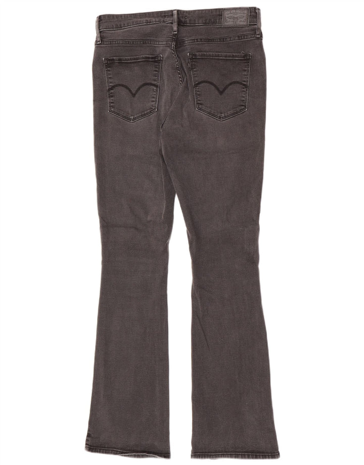 Damskie jeansy Levi's 725 z wysokim stanem Bootcut W32 L32 Szara bawełna