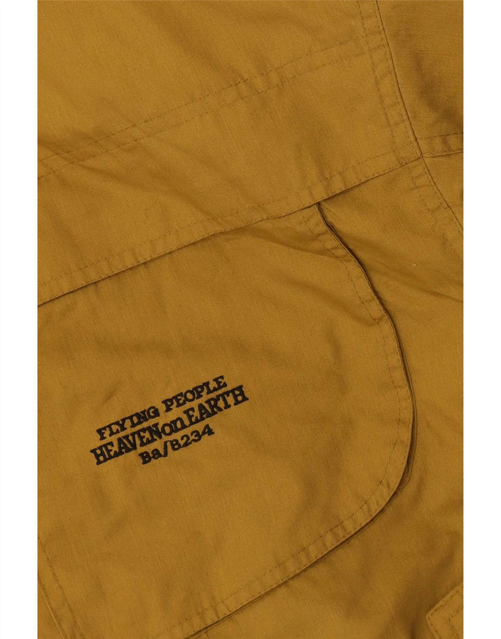 Vintage męska kurtka użytkowa IT 52 XL, żółty poliester