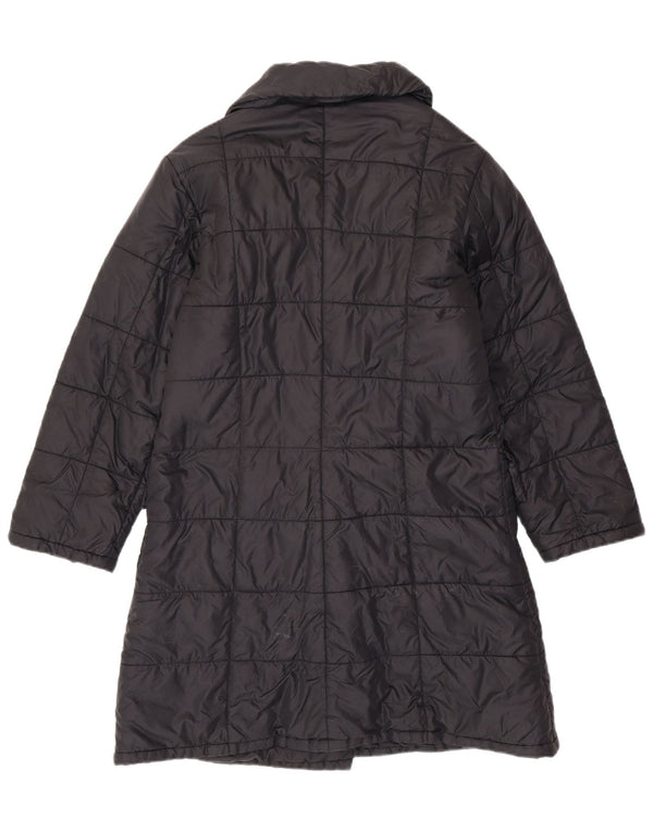 REPLAY Womens Loose Fit Padded Coat UK 10 Small Black Polyester