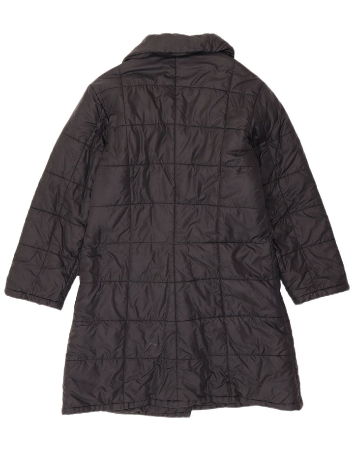 Damski płaszcz o luźnym kroju REPLAY UK 10, mały, czarny poliester