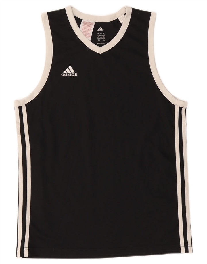 Adidas Dziewczęca Kamizelka Top 13-14 Lat Czarny Poliester