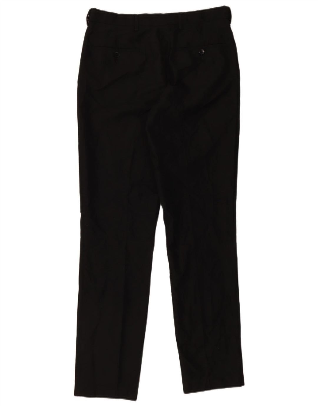 Męskie spodnie typu slim chino Marks & Spencer W32 L33, czarny poliester