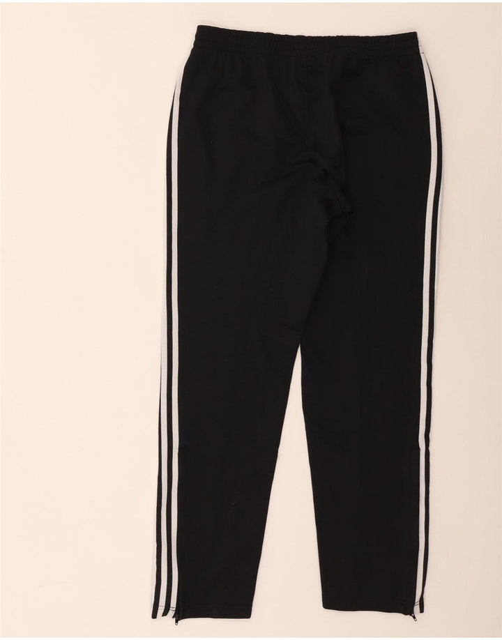 Damskie spodnie dresowe Adidas UK 14, średnie, czarne, bawełniane