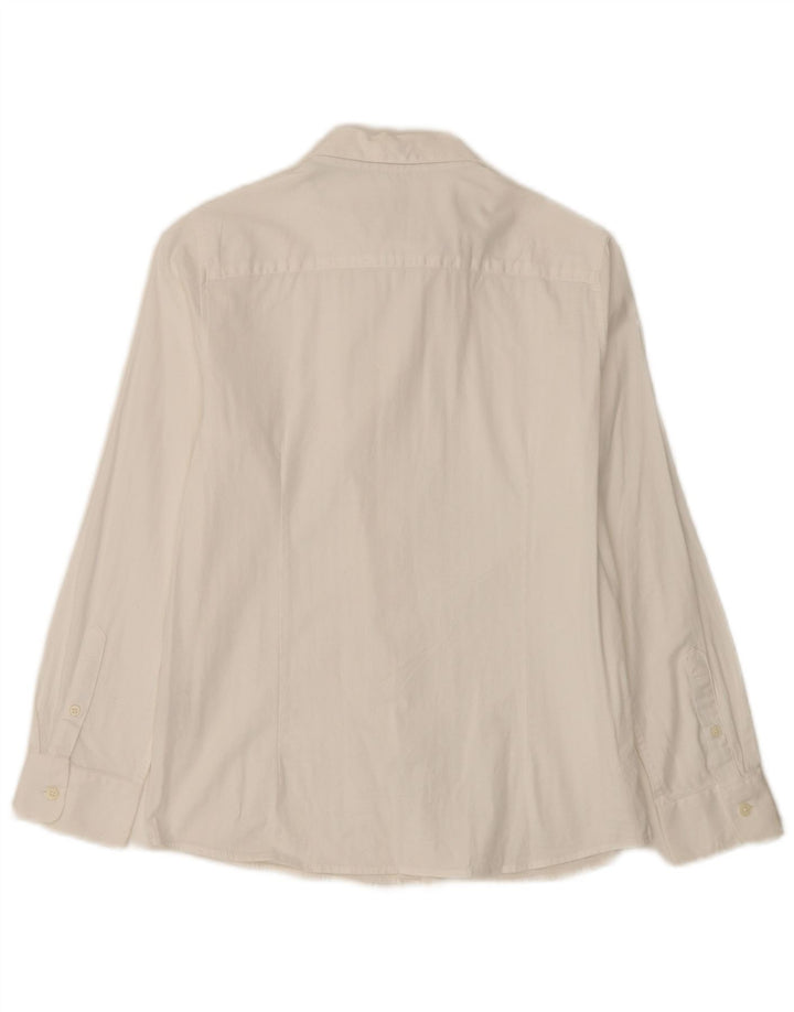 Koszula chłopięca Zara Slim Fit 11-12 lat, biała, bawełniana