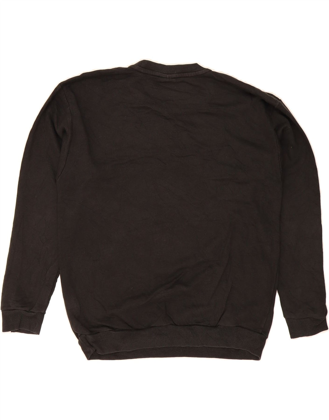 PUMA Womens Graphic Sweatshirt Jumper UK 12 Medium  Black Cotton Vintage Puma and Second-Hand Puma from Messina Hembry 