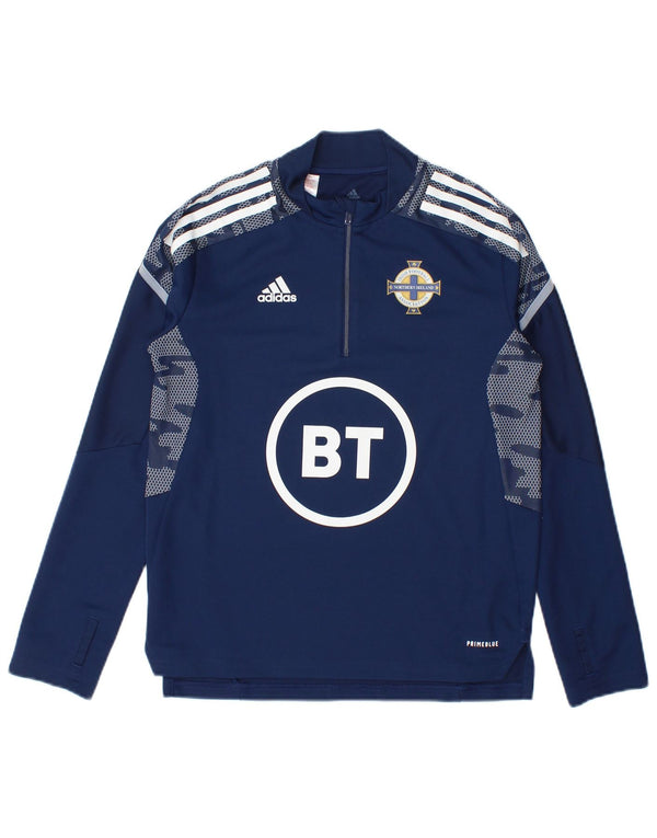 Chłopięca koszulka Adidas z grafiką z długim rękawem 11-12 lat, granatowa