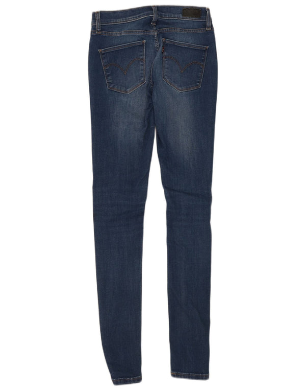 Damskie jeansy Levi's Slim Skinny W27 L32 Niebieskie bawełniane