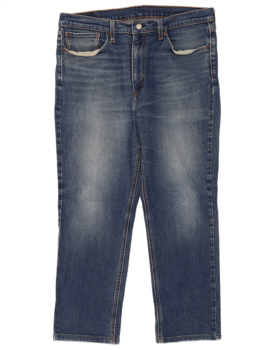 Damskie jeansy Levi's 541 Tapered W36 L27 Niebieskie bawełniane