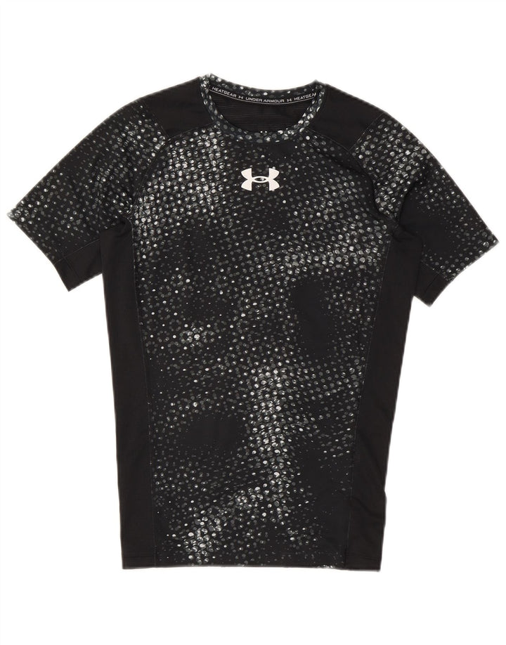 Damska koszulka z grafiką Under Armour Top UK 12, średni czarny poliester