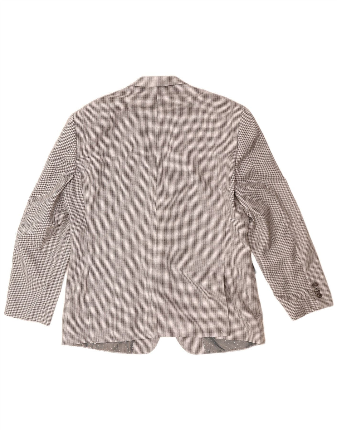 Męska marynarka zapinana na 2 guziki Tommy Hilfiger US 42 XL, szary poliester w kratkę