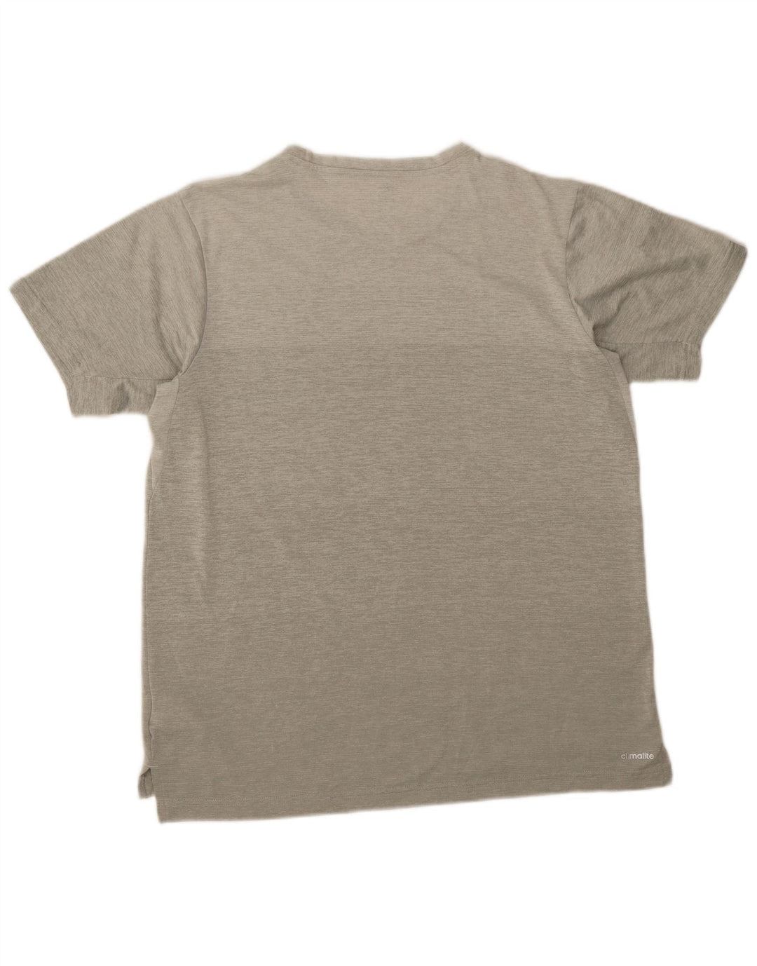Męski T-shirt ADIDAS Climalite, duży, szary, nakrapiany poliester