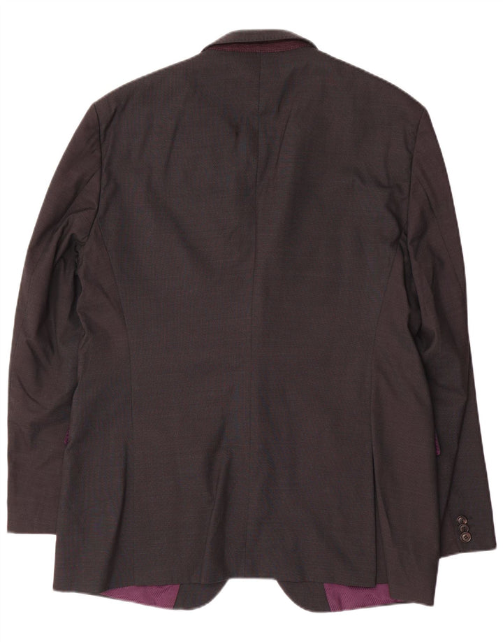 Męska marynarka zapinana na 2 guziki Hugo Boss EU 54 2XL Szara wełna