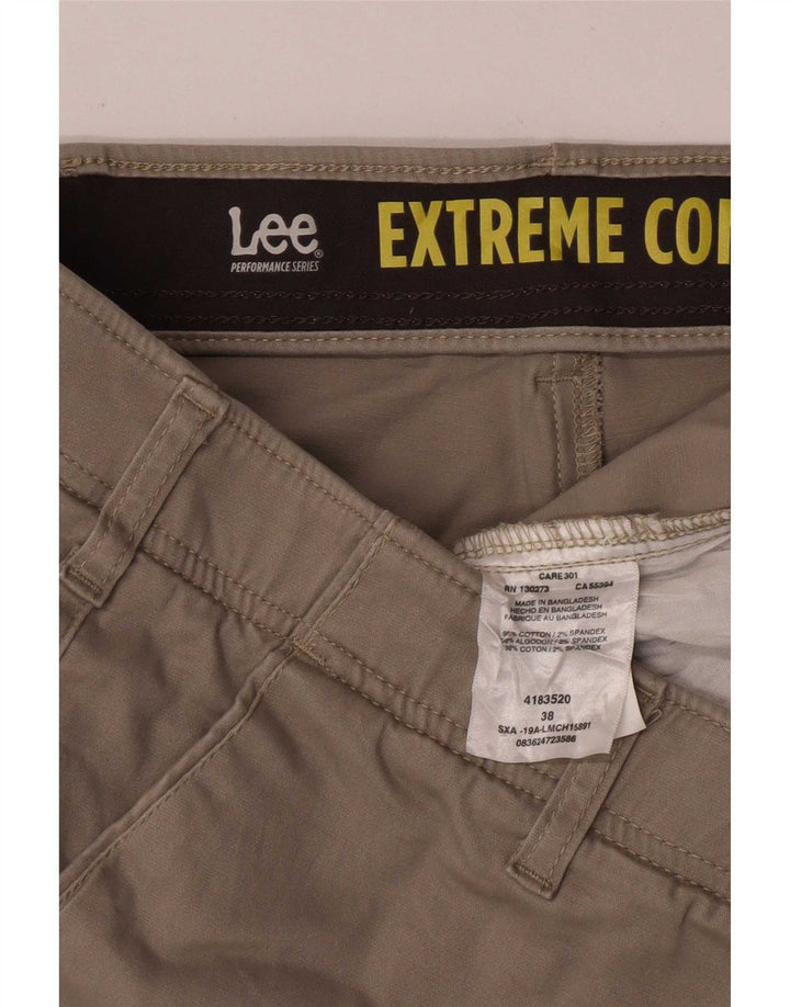 Męskie spodenki Chino Lee W38 XL, beżowa bawełna