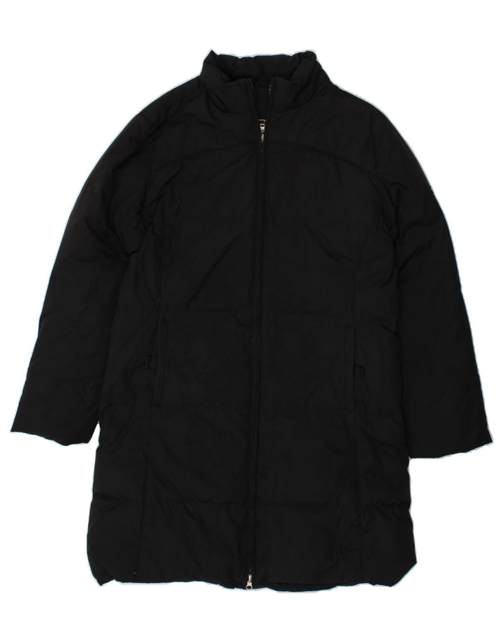 CHAMPION Womens Padded Coat UK 16 Large Black Polyester Vintage Champion and Second-Hand Champion from Messina Hembry 
