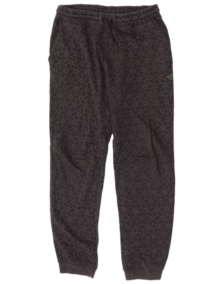 Adidas Męskie spodnie dresowe Joggers Średnioszary, geometryczny, bawełniany