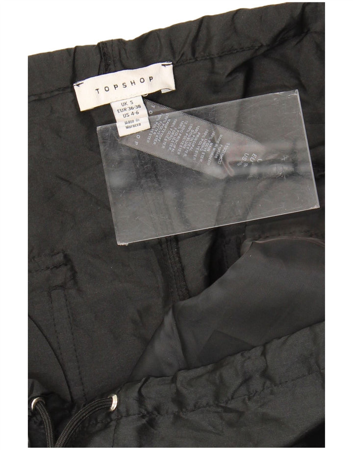Damskie spodnie dresowe Topshop UK 10, małe, czarne, poliestrowe