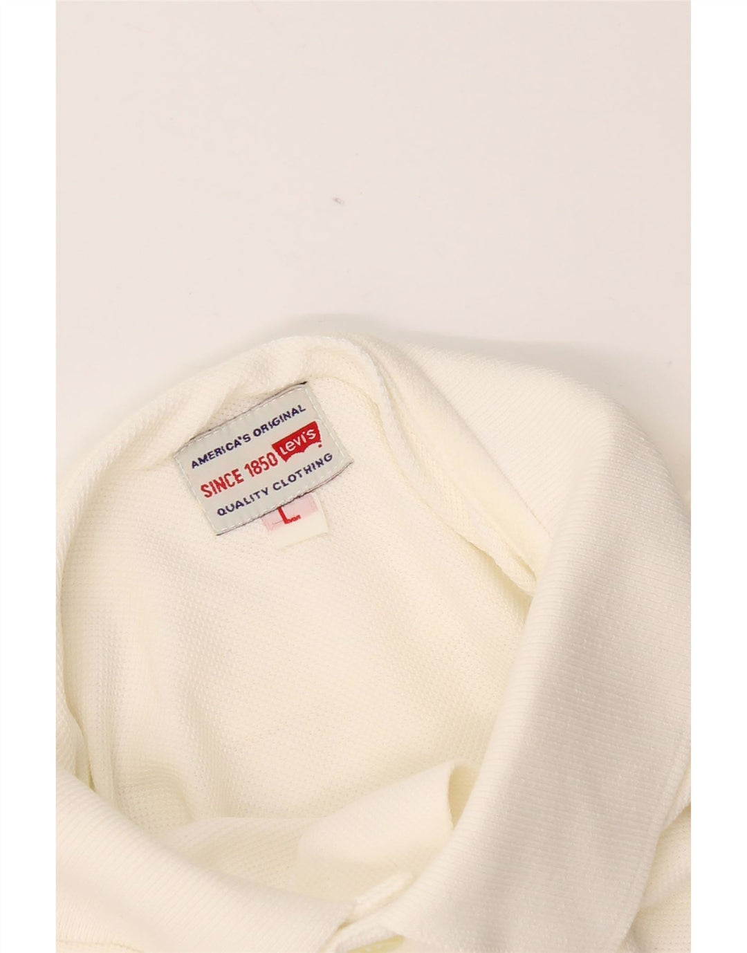 Męska koszulka polo Levi's, duża, biała