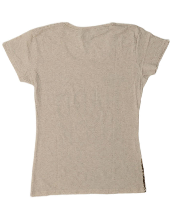 Koszulka dziewczęca Hard Rock Cafe Paris z grafiką Top 14-15 lat XL, szara, nakrapiana