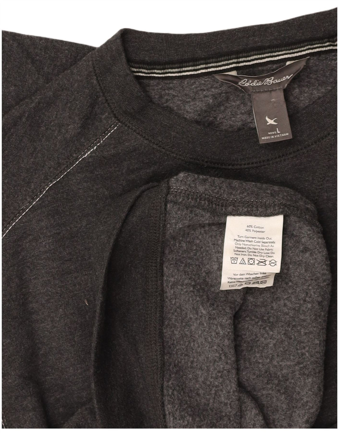 Bluza męska EDDIE BAUER, duża, szara, bawełniana