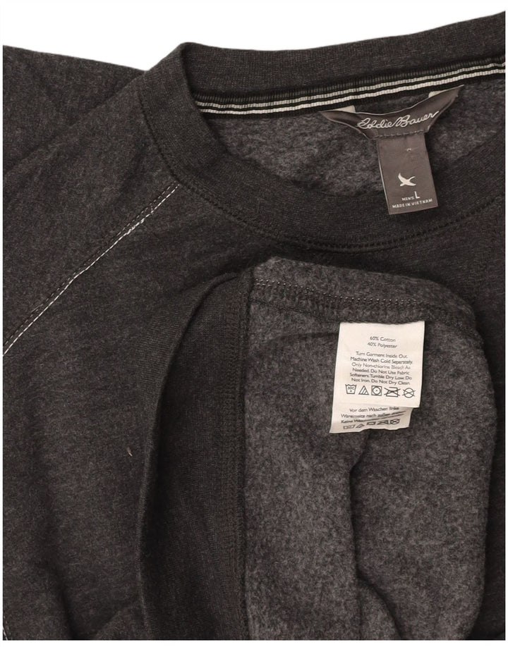 Bluza męska EDDIE BAUER, duża, szara, bawełniana