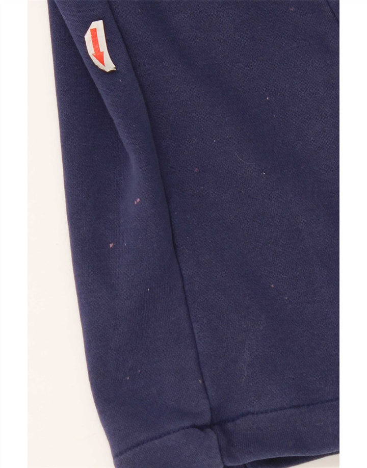 Męskie spodnie dresowe Nike Graphic, małe, granatowe, bawełniane