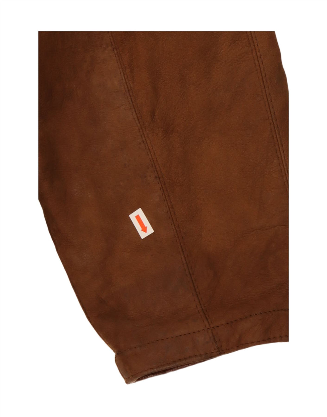 Vintage męska skórzana kurtka IT 52 XL brązowa