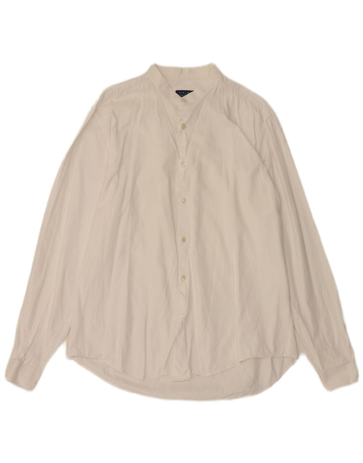 Koszula męska Zara Slim Fit XL, biała, bawełniana