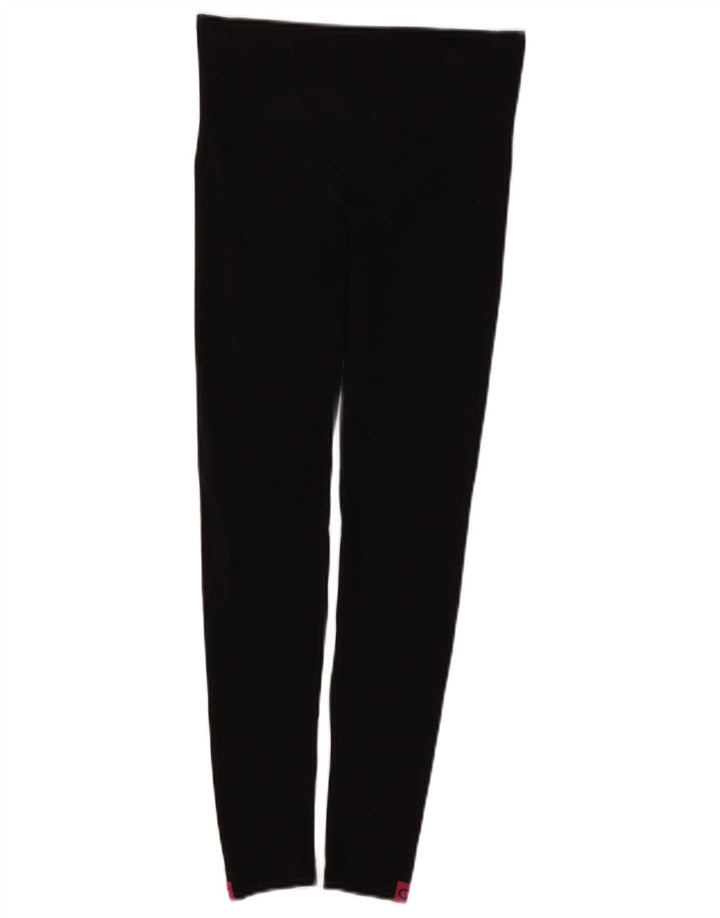 Damskie legginsy Calvin Klein Graphic UK 8 Small, czarny poliamid
