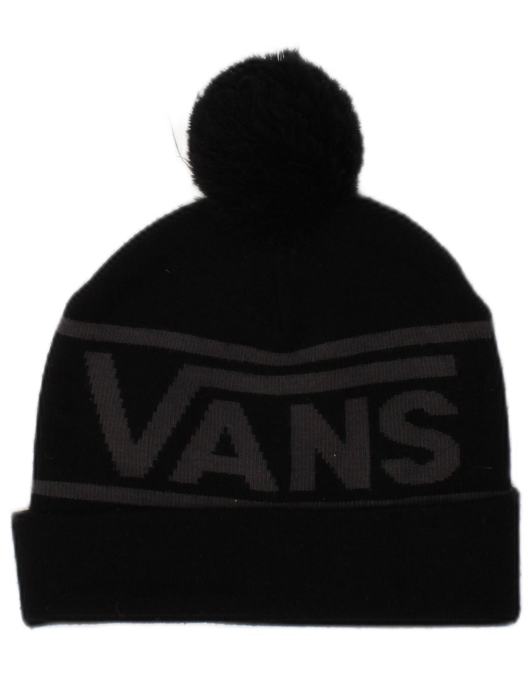 Męska czapka beanie Vans z grafiką w jednym rozmiarze, czarna, akrylowa z blokami kolorów