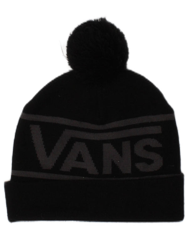 Męska czapka beanie Vans z grafiką w jednym rozmiarze, czarna, akrylowa z blokami kolorów