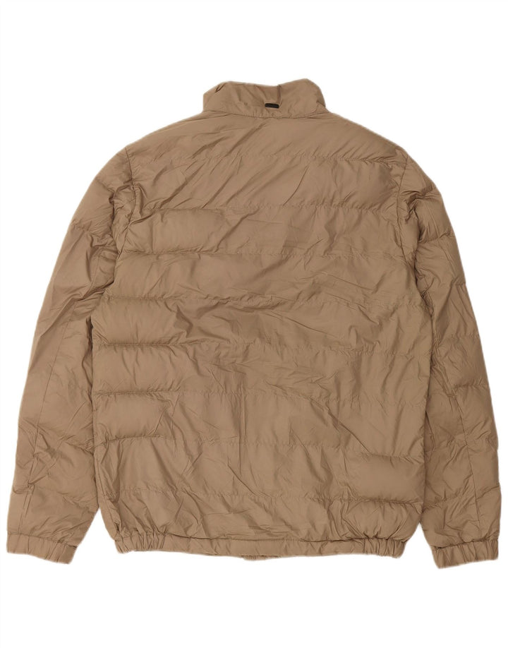 Męska ocieplana kurtka Massimo Dutti UK 36 Small Beżowy Poliester