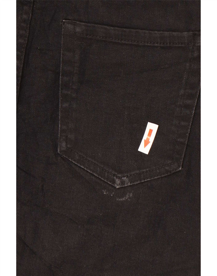 Damska mini spódniczka jeansowa Zara, średnia W28, czarna
