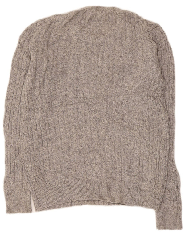 Sweter damski Jack Wills The Tinsbury z okrągłym dekoltem, UK 14, duży, szary