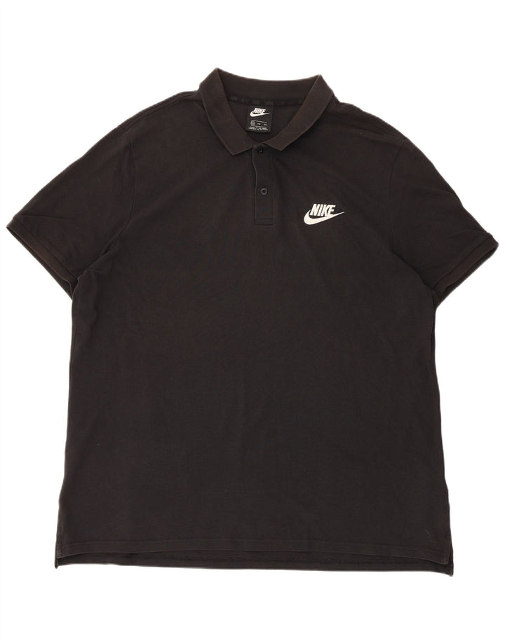Męska koszulka polo Nike 2XL Czarna, bawełniana