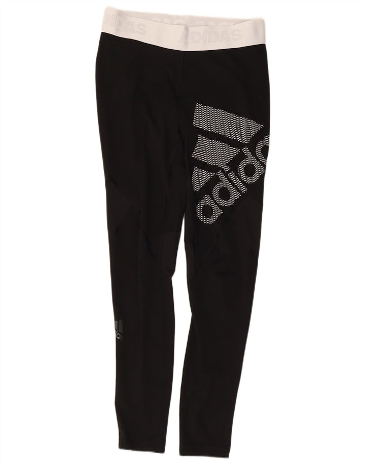 Legginsy Adidas Damskie Climacool Graphic UK 8/10 Małe Czarne