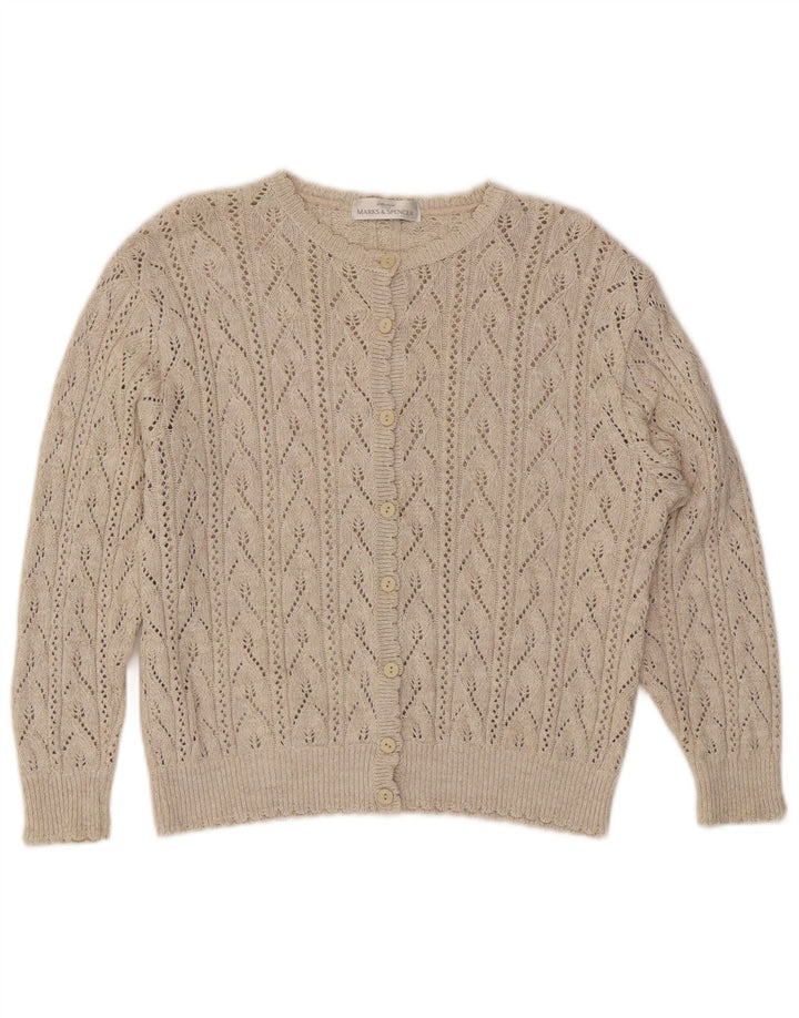 Sweter damski Marks & Spencer UK 12, średni beż, akryl